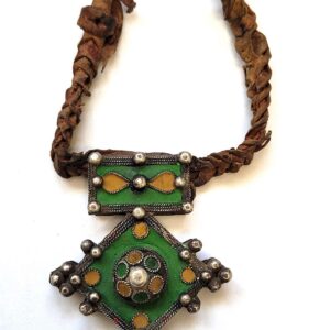 Amazigh Antique Rare Tribal Cross Silver Pendant Antiquité