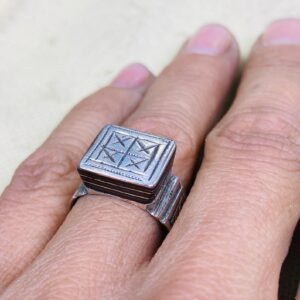 Amazigh Bague en argent Tribal Touareg Berbère Ring