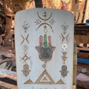 Berber Handmade Willow Wood Hamsa Wall Decor Symbols Boho Art