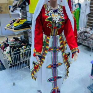 Berber Women's Dress Ensemble s Handmade Clothes Necklace