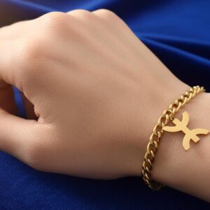 Amazigh Berber Kabyle Yaz Women's Stainless Steel Chain Bracelet