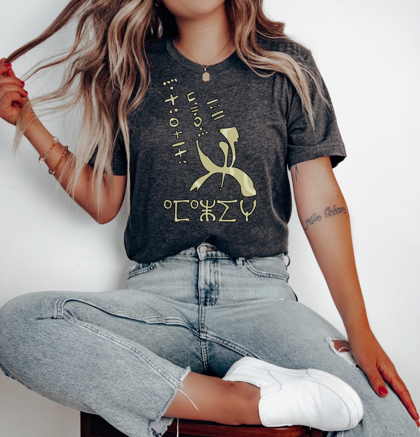 Berber Kabyle Yaz Shirt - Black Distinctive Style