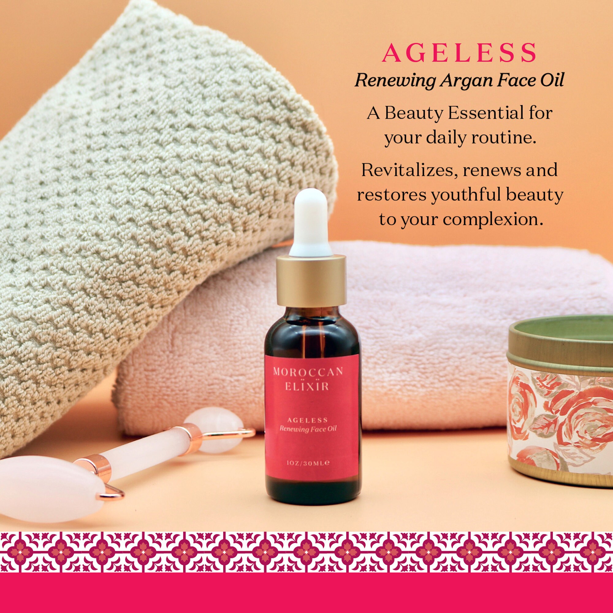 Berber AGELESS Renewing Argan Face Serum Eye Oil