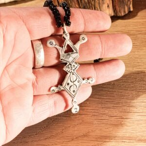 Amazigh Tuareg Symbol Metal Necklace for Everyday Jewelry