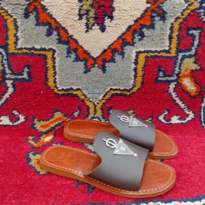 Berber Handmade Leather Authentic Symbol Summer Shoes-Handcrafted Sandals