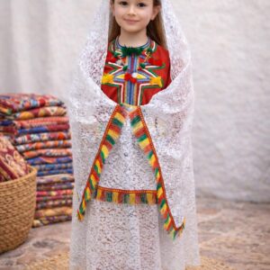Berber Girl Outfit Traditional Dress Set Caftan Kaftan