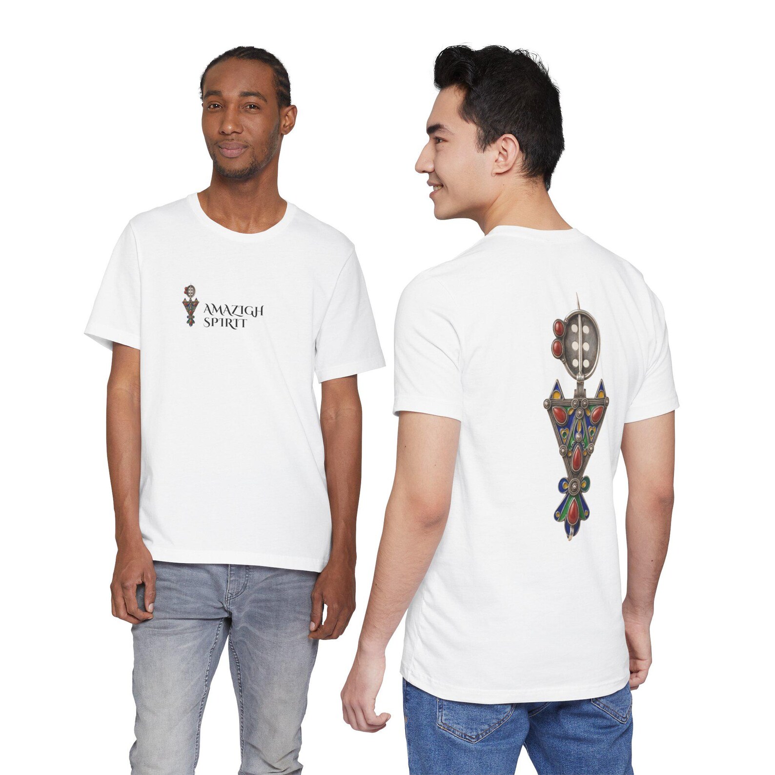 Berber Spirit T-shirt Soft Cotton Heritage Graphic Shirt