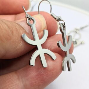 Amazigh Boucles d'oreilles YAZ tifinagh d oreilles Adaptation