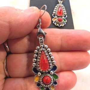 Amazigh Parure femme- kabyle berbère traditionnelle minimaliste avec une chaîne Parure ethnique