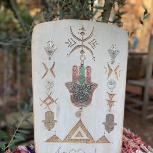 Berber Handmade Willow Wood Hamsa Wall Decor Symbols Boho Art
