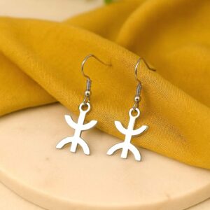Amazigh Boucles d oreilles YAZ tifinagh Adaptation moderne