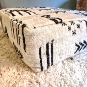 Amazigh Set Handmade Kilim Poufs Vintage Wool Pouf