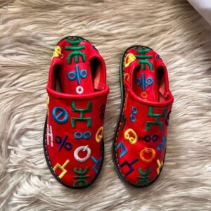 Amazigh Authentic Idoukan Slippers Handmade Leather Babouche Shoes