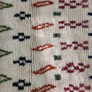 Berber Handmade Wool Colorful Tribal Carpet Boho Rug