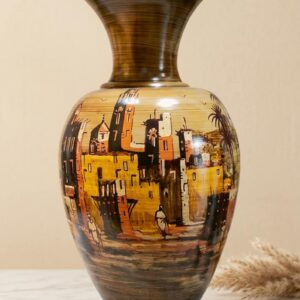 Amazigh Large Floor Handmade Safi Ceramic Hand Vase