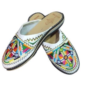 Amazigh Traditional Women’s s Handmade Leather Shoes Slippers