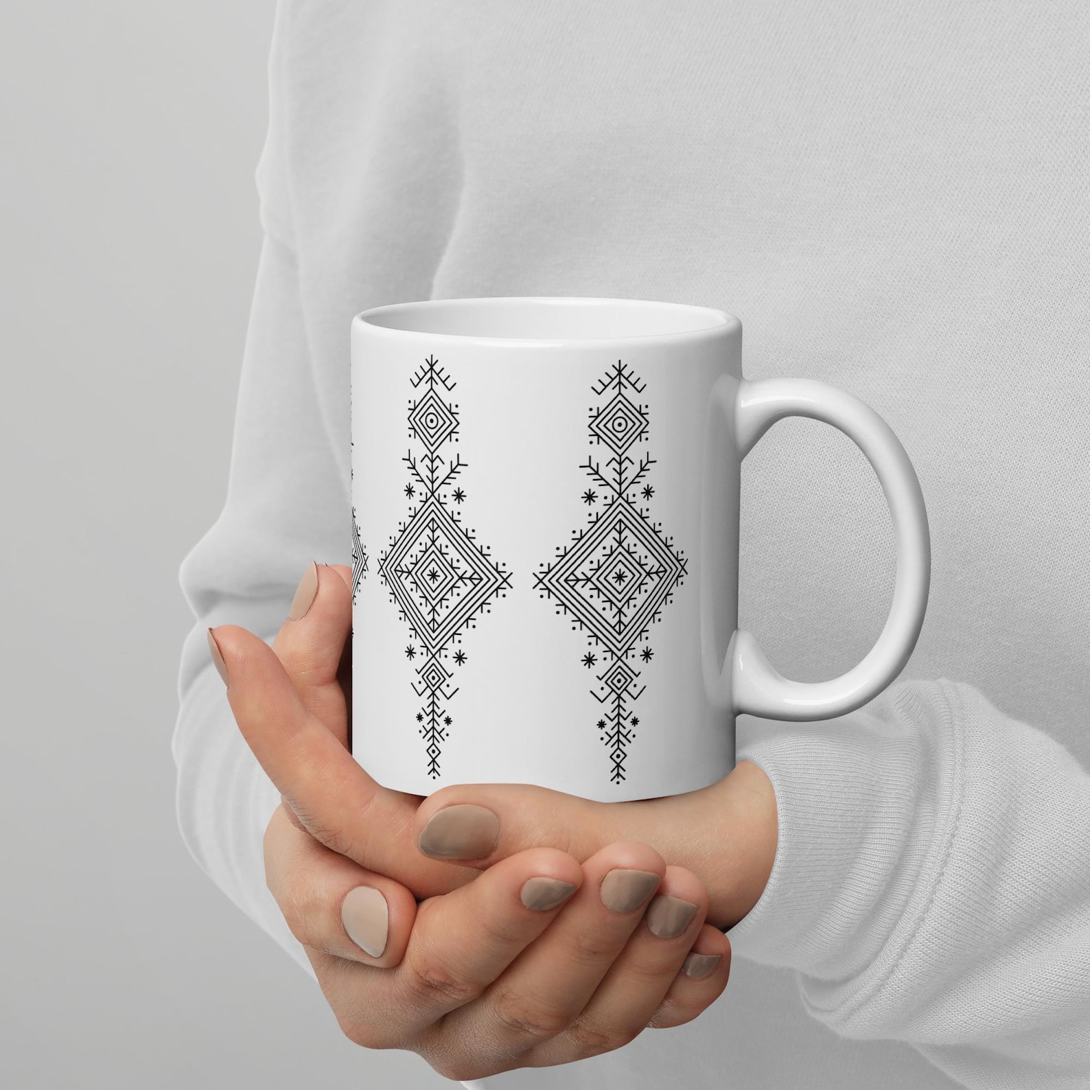 Berber Symbol Mug White Kitchen Dining Drinkware for and Use