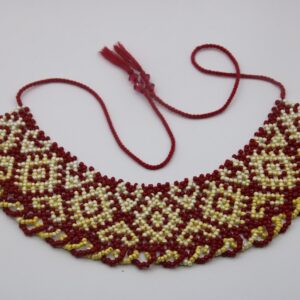 Berber Handmade Crystal Glass Beaded Ethnic Tribal Statement Necklace