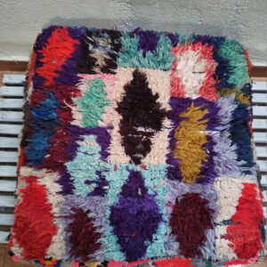 Berber hand made ' pouf ' pouf cover '' pouf