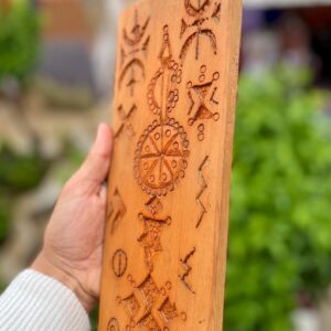 Berber Hand Carved Wooden Symbol Wall Art Decor