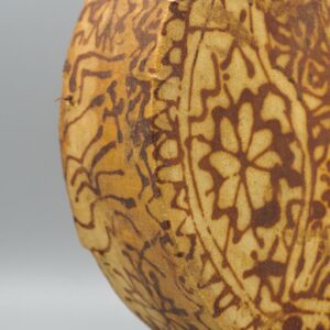 Berber Bendir Drum Hand-Painted Hamsa Hand Leather Wooden