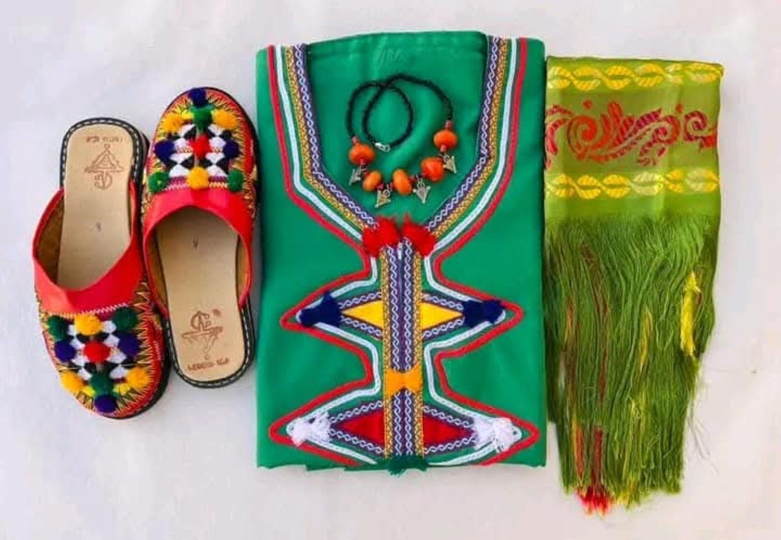Berber Handmade Tachlhit Outfit Heritage Nbala tuareg Kaftan