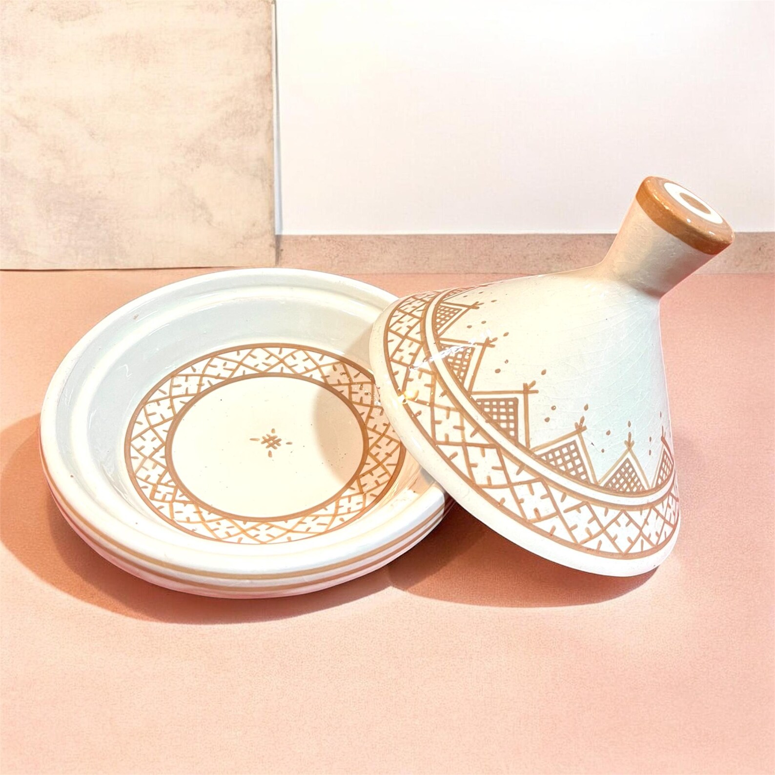 Berber Handmade Mini Traditional Ceramic Pottery Decorative Tagine