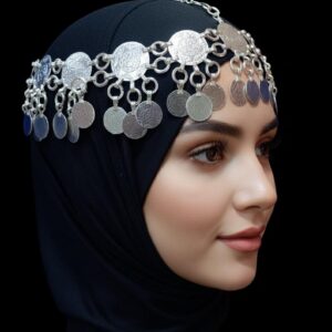 Amazigh Traditional Bridal Jewelry White Stainless Steel Headband