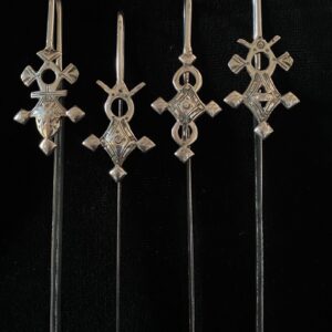 Amazigh Tuareg High Grade Silver Signed Niger Cross Bookmark
