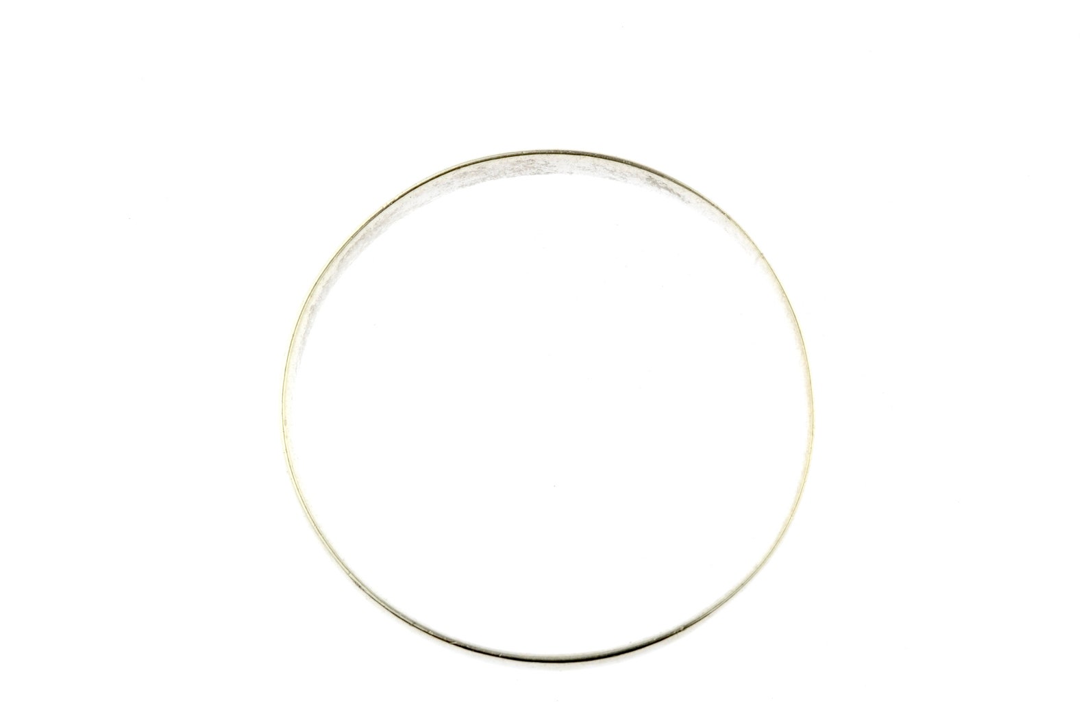 Berber Small Mid-Century Silver Bangle Bracelet from Morocco