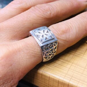 Amazigh Jewelry Traditionnels Marocains Ring Berbère Silver Handmade