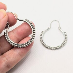 Amazigh Boucles d oreilles femme créoles berbère Earrings