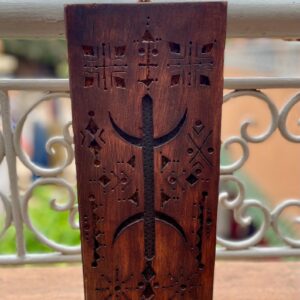 Berber Hand Carved Wooden Symbol Wall Art Decor
