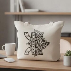 Amazigh Tote Sac Shopping Bag Berbère Yaz Symbole