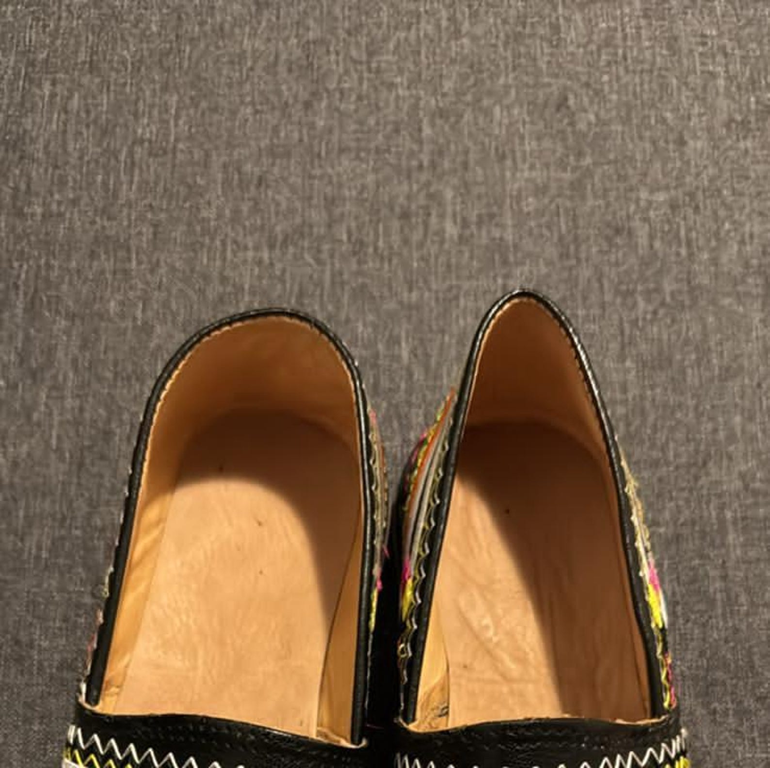 Amazigh Babouche Geometric Babouche Shoes for Everyday Heritage Style Use