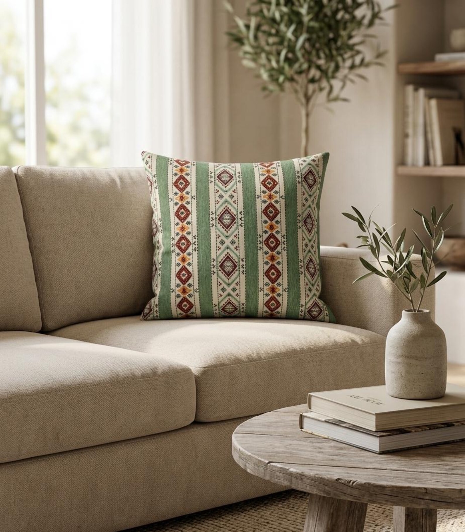 Berber Handmade Style Cushion Cover Boho Pillow Decor