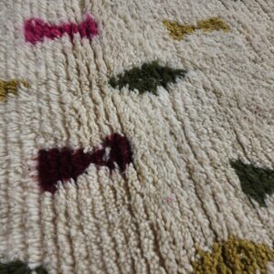 Berber Handmade Wool Colorful Geometric Boho Area Rug