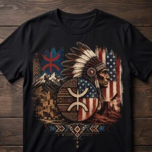 Berber American Heritage PNG Shirt for Everyday Personal Clothing Styling