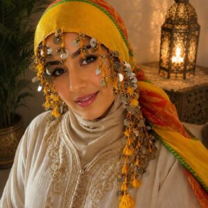 Berber Handmade Silk Belt Traditional Headpiece Multi-Use Headband