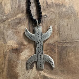 Berber Yaz Symbol Handmade Metal Stone Kette Necklace