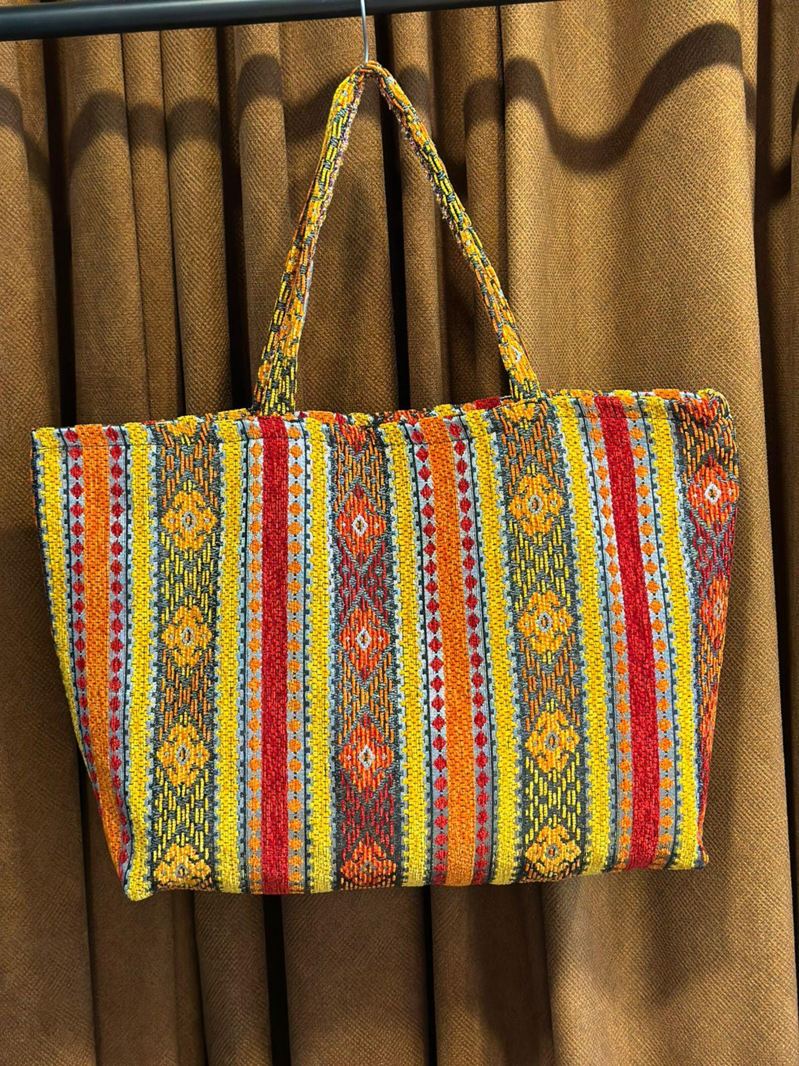 Berber Woven Tote Handmade Boho Shoulder Ethnic Bag