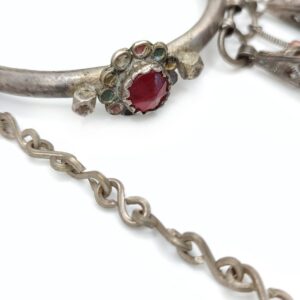 Berber Antique silver ear and head jewelry 'kharb' Atlas mountains jewelry Necklace