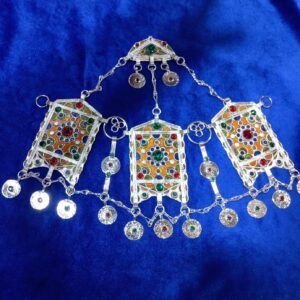 Berber Headpiece Handmade Traditional Jewelry Silver Tone Headband