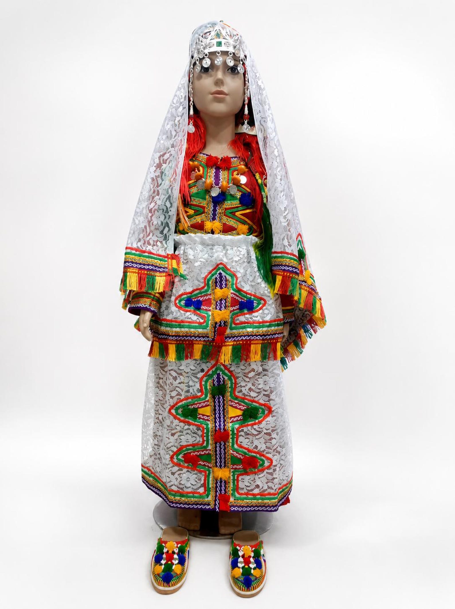 Berber Girl Outfit Traditional Dress Set Caftan Kaftan