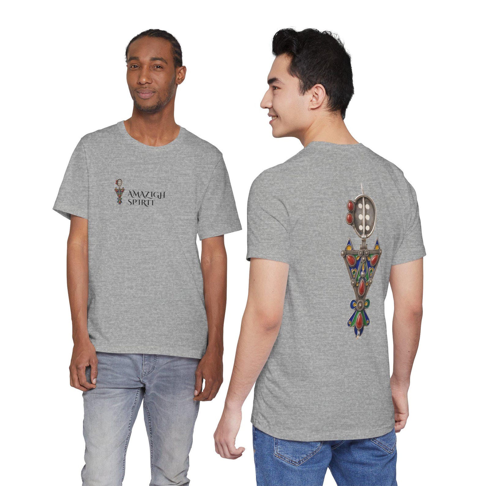 Berber Spirit T-shirt Soft Cotton Heritage Graphic Shirt