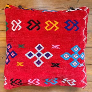 Berber Velvet Handmade Cushion Embroidered Velour Pillow Cover