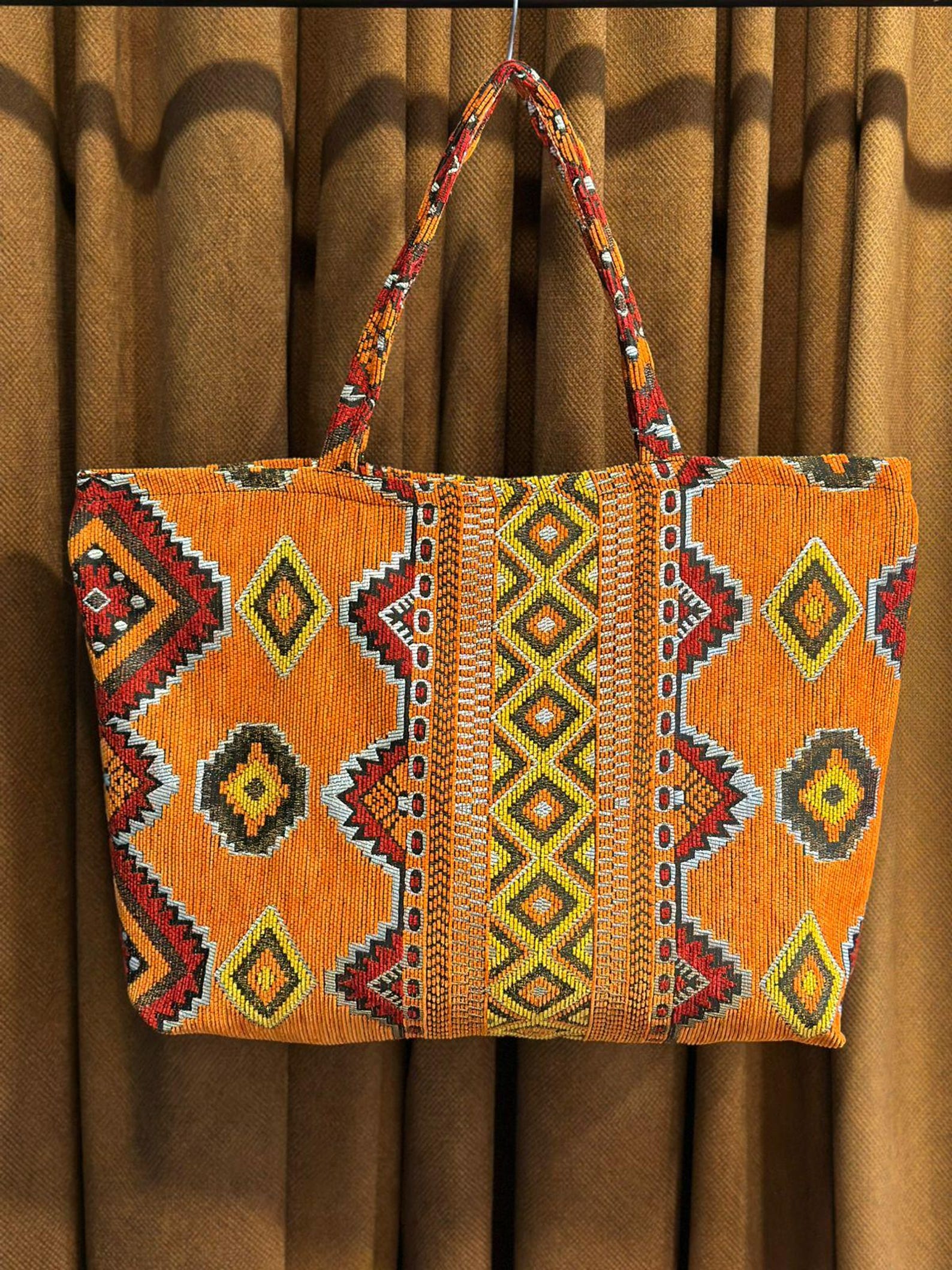 Berber Woven Tote Handmade Boho Shoulder Ethnic Bag
