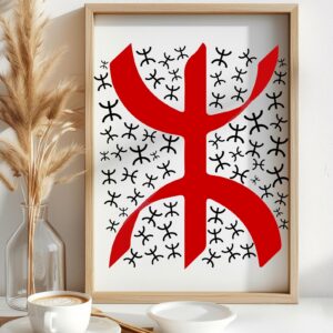 Berber Kabyle Amazigh Tattoo Art Digital Download Illustration
