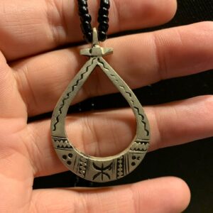 Amazigh Tuareg Symbol Pendant Necklace for Everyday Jewelry