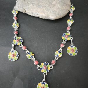 Traditional Handmade Kabyle Amazigh Berber Stainless Steel Charm Necklace